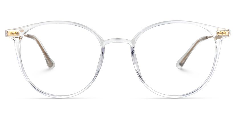 Judsy Round Clear Glasses