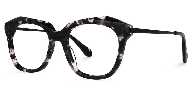 Caraballo Geometric Dark-Tortoise Glasses