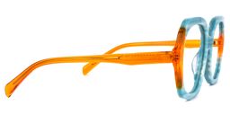 Raquell Square Blue Glasses2