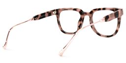 Lashan Square Pink-Tortoise Glasses3