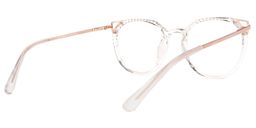 Tameya Cateye Clear Glasses3