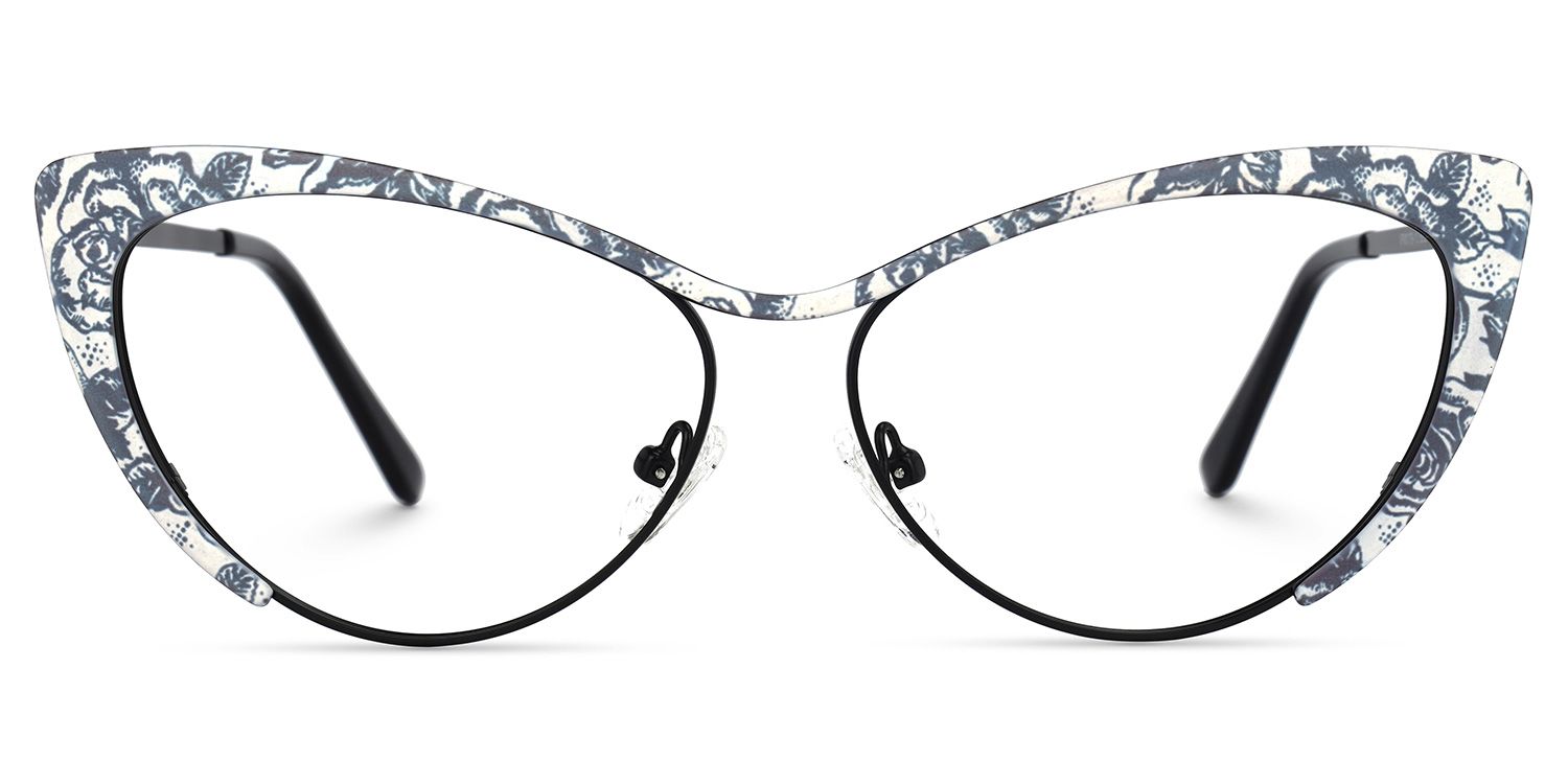 Cateye Black Glasses | Zeelool Eyeglasses0