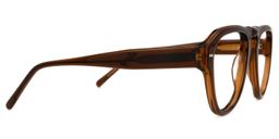 Worsley Geometric Brown Glasses2
