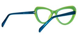 Cindi Cateye Green Glasses3