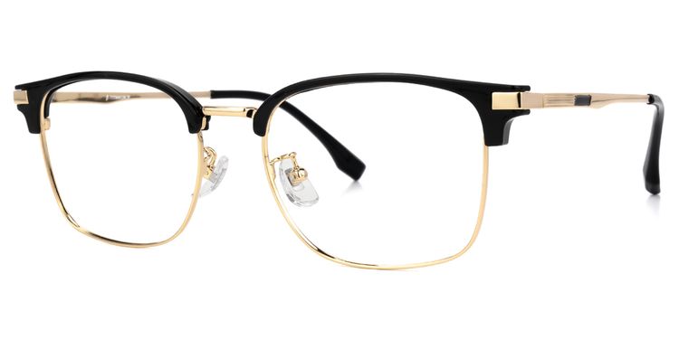 Turkessa Browline Gold Glasses
