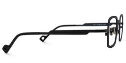 Roselyn Square Black Glasses2