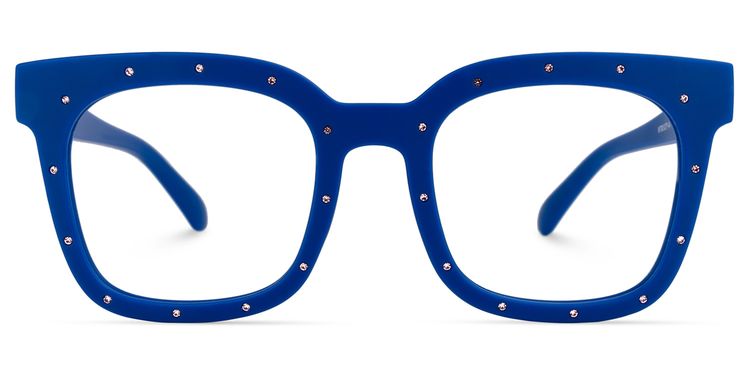 Eussub Square Blue Glasses