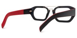 Ineabell Geometric Red Glasses3