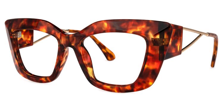 Ferrer Cateye Red-Tortoise Glasses