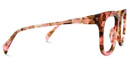 Lynette Square Red-Floral Glasses2