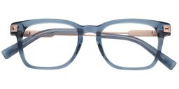 Ava Blue Square Eyeglasses1