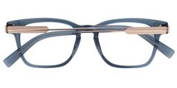 Ava Blue Square Eyeglasses4
