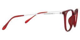 Vilanova Round Red Glasses2