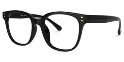 Aenid Square Black Glasses1