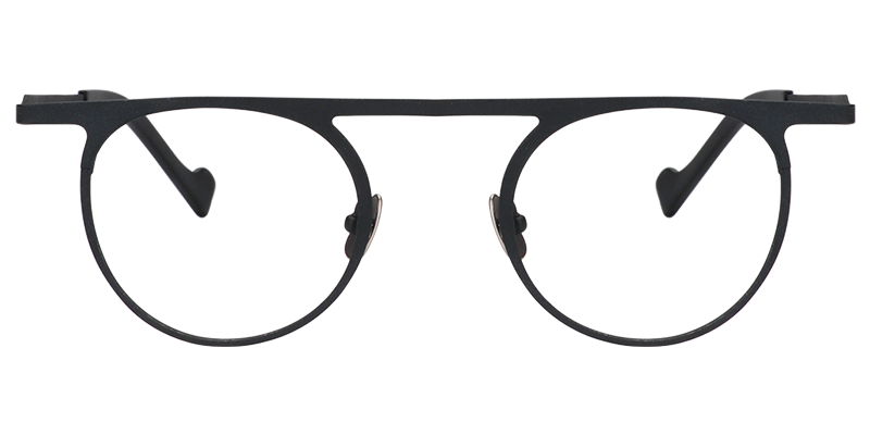 Round Dark Blue Glasses | Zeelool Eyeglasses0