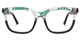 Kriss Square Black Glasses0