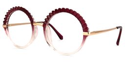 Escuela Round Red Glasses1