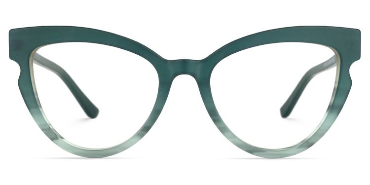 Gommard Cateye Green Glasses