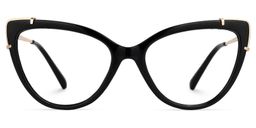 Yashira Cateye Black Glasses0
