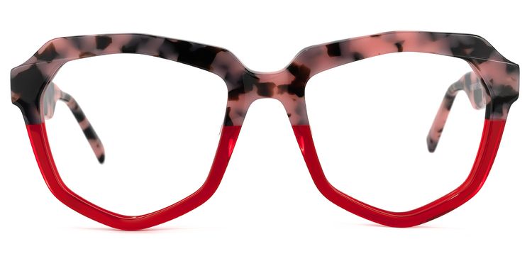 Fondren Geometric Two-Tone Glasses