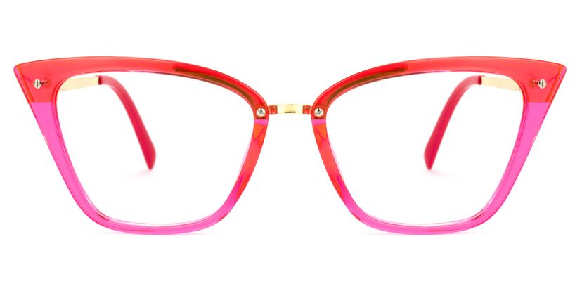Dionne Cateye Bright-Pink Glasses