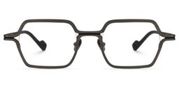 Katleend Square Gray Glasses0