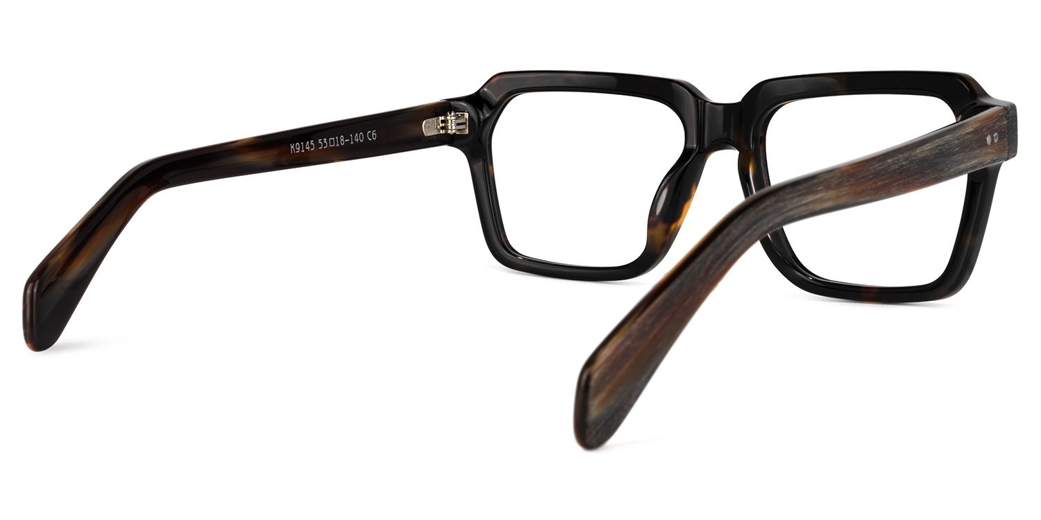 Square Gray Glasses | Zeelool Glasses3