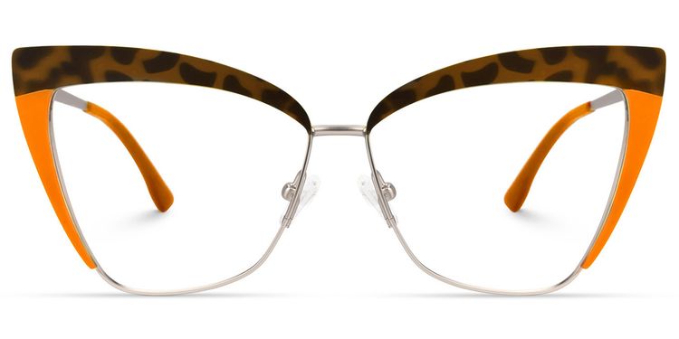 Luperon Cateye Earthy-Yellow Glasses