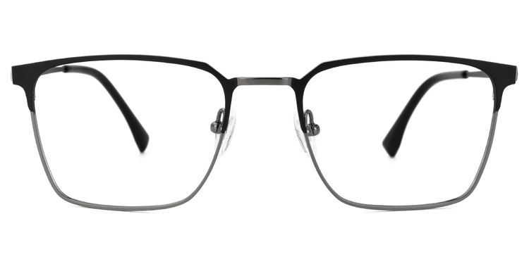 Khadajah Square Black-Gray Glasses