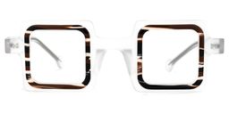 Kemp Square Multicolor Glasses0