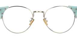 Sandra Round Green Glasses 4