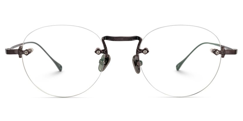Guevara Round Brown Glasses