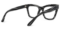 Pastora Cateye Gray-Black Glasses3