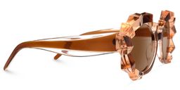 Jara Geometric Brown Sunglasses2