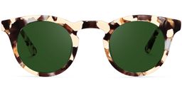 Abigail Round Light Tortoise Glasses10