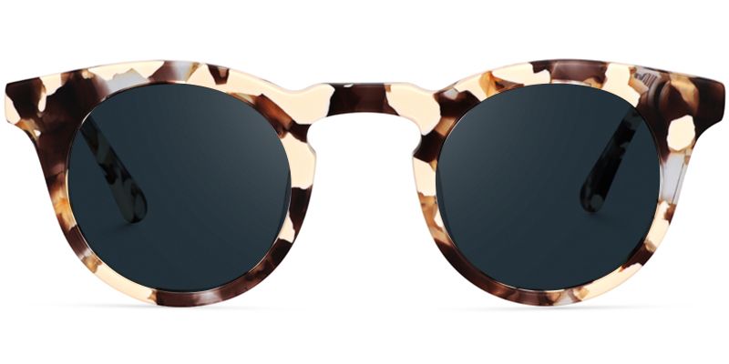 Round Light Tortoise Glasses6