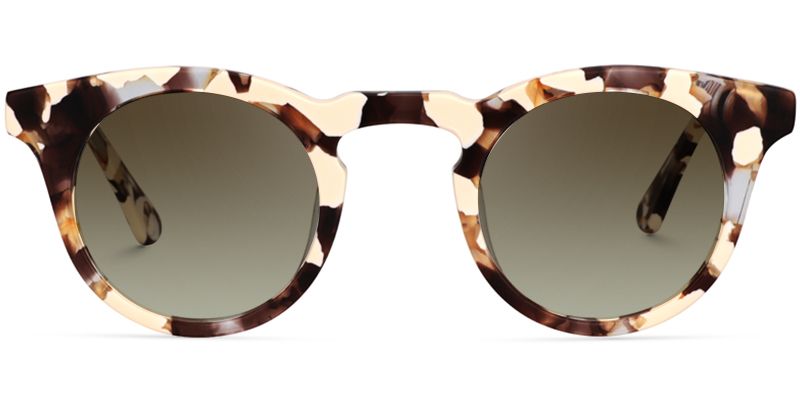 Round Light Tortoise Glasses8