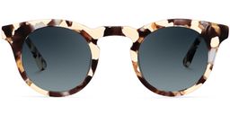 Abigail Round Light Tortoise Glasses11