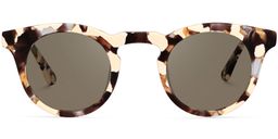 Abigail Round Light Tortoise Glasses9