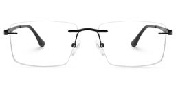 Hairston Square Black Glasses0