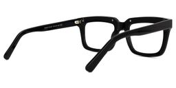 Lourdes Square Black Glasses3