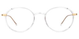 Billy Round Clear Glasses0