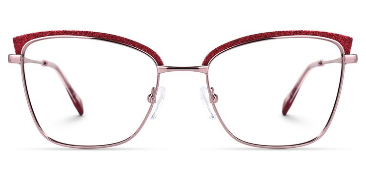Myra Cateye Red Glasses
