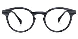 Street-Artist Round Gray Glasses0