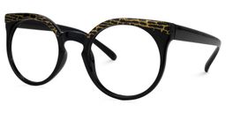 Cabassa Round Black Glasses1