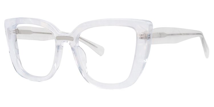 Peggy Cateye Clear Glasses