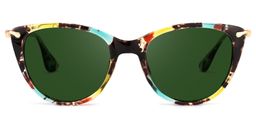 Clement Cat Eye Floral Glasses12