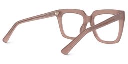 Leachon Square Rose-Taupe Glasses3