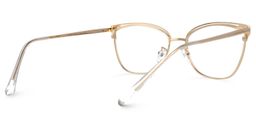 Exey Cateye White Glasses3