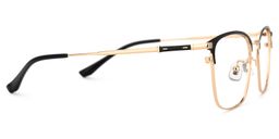 Stanage Browline Gold Glasses2